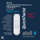 Картридж atoll TWIST 800 PCT-A 4в1 префильтр с постфильтром (АТОЛЛ)