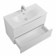 Тумба с раковиной подвесная BelBagno MARINO-CER-MINI-700-2C-SO-BO-P Bianco Opaco, раковина белая BB-8099-3-70