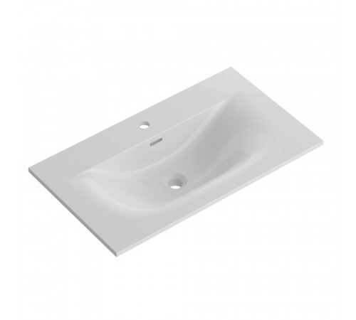 Тумба с раковиной подвесная BelBagno MARINO-CER-N-800-2C-SO-BL-P Bianco Lucido, раковина белая BB-8099-80