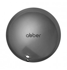 Декоративная накладка на слив для раковины Abber, керамика, серебро, AC0014GS