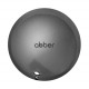 Декоративная накладка на слив для раковины Abber, керамика, серебро, AC0014GS