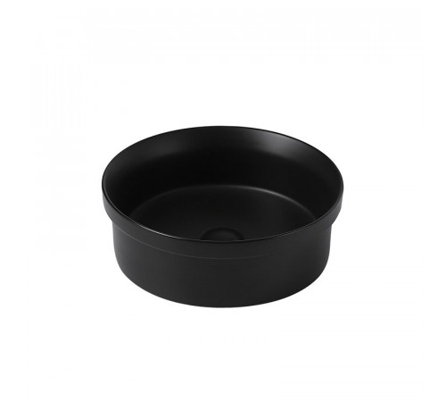 Раковина Abber Bequem AC2103MB, накладная, 40 х 40 х 14 см, черная матовая