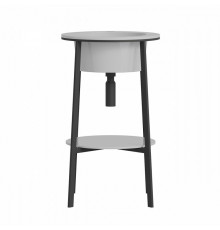 Консоль с раковиной Abber Bequem AC2130, 50 х 85 см, белый