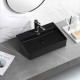 Раковина Abber Rechteck AC2201MB, накладная, 61 х 42 х 13.5 см, черная матовая