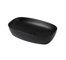 Раковина Abber Rechteck AC2206MB, накладная, 60.5 х 39 х 14 см, черная матовая