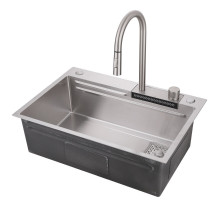 Кухонная мойка Abber Wasser Kreis AF2194SP, 68 см, цвет сатин
