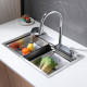 Кухонная мойка Abber Wasser Kreis AF2194SP, 68 см, цвет сатин