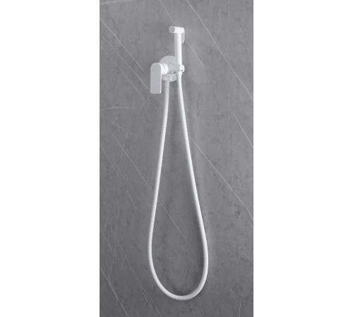Гигиенический душ Abber Weiss Insel, AF8025W, со смесителем, белый