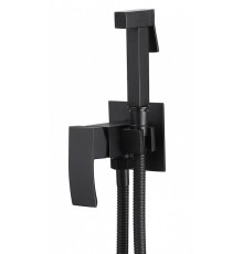 Гигиенический душ Abber Wasserfall, AF8625B, со смесителем, черный матовый