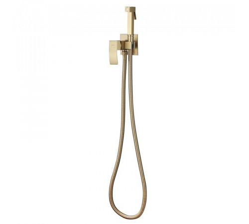 Гигиенический душ Abber Wasserfall AF8625G со смесителем, золото матовое