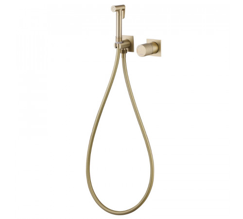 Гигиенический душ Abber Rund AF8725G, со смесителем, цвет золото матовое