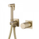 Гигиенический душ Abber Rund AF8725G, со смесителем, цвет золото матовое