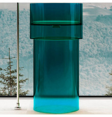 Раковина Abber Kristall AT2701Aquamarin, 45 х 45 см, цвет бирюзовый
