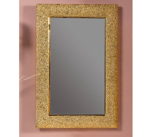 Зеркало Armadi Art Aura 536 60 см с подсветкой, золото