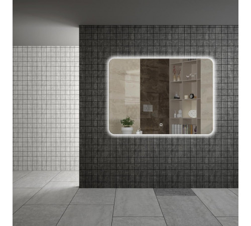 Зеркало Armadi Art Vallessi 543/2 100 см с тыльной подсветкой, хром, IP24