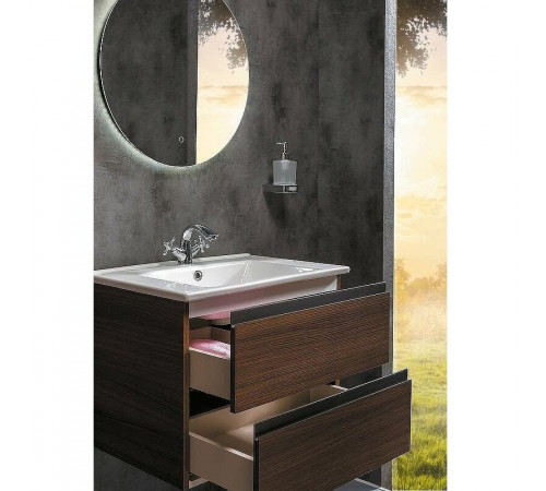 Тумба под раковину Armadi Art Capolda 849-065-D, 65 см, цвет dark wood