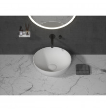 Раковина Armadi Art Monaco 879-39, 40 см, накладная, цвет белый матовый