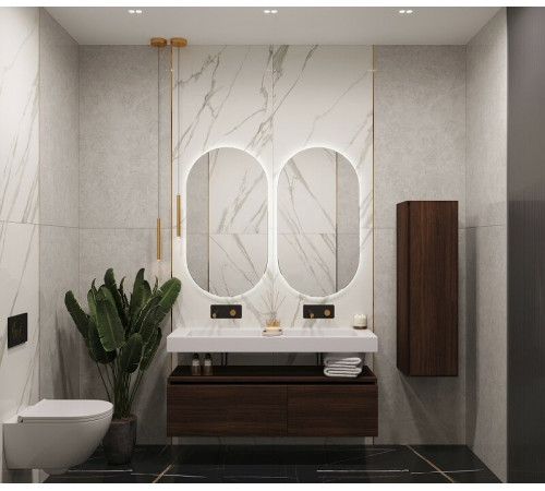 Раковина Armadi Art Flat 888-140, 140 см, моноблок, цвет белый матовый