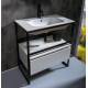 Ящик под консоль Armadi Art Loft 80 см подвесной, белый, 894-080-W
