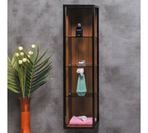 Пенал Armadi Art Loft 896-D 30 см подвесной, высокий, dark wood