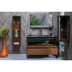 Пенал Armadi Art Loft 896-D 30 см подвесной, высокий, dark wood