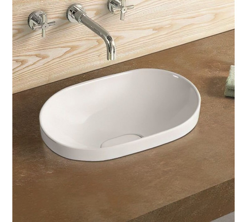Раковина Art&Max, AM-5006-B, 59 см, фаянс, цвет белый