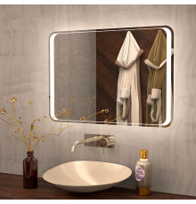 Зеркало Art&Max Elegant AM-Ele-800-800-DS-F, 80 х 80 см, с подсветкой