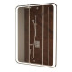 Зеркало Art&Max Elegant AM-Ele-900-800-DS-F, 90 х 80 см, с подсветкой