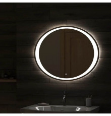 Зеркало Art&Max Pescara AM-Pes-900-700-DS-F 90 x 70 см с подсветкой, овальное