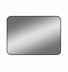 Зеркало Art&Max Siena, AM-Sie-1000-700-DS-F, 100 см, с LED-подсветкой, инфракрасный сенсор, датчик движения, диммер, цвет черный