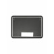 Зеркало Art&Max Siena, AM-Sie-1000-700-DS-F, 100 см, с LED-подсветкой, инфракрасный сенсор, датчик движения, диммер, цвет черный