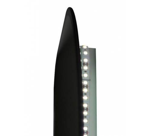 Зеркало Art&Max Siena, AM-Sie-1000-700-DS-F, 100 см, с LED-подсветкой, инфракрасный сенсор, датчик движения, диммер, цвет черный
