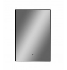 Зеркало Art&Max Sorrento, AM-Sor-600-1000-DS-F, 60 см, с LED-подсветкой, инфракрасный сенсор, датчик движения, диммер, цвет черный