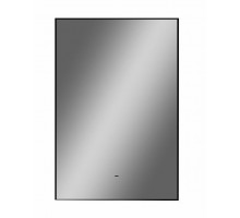Зеркало Art&Max Sorrento, AM-Sor-600-1200-DS-F, 60 см, с LED-подсветкой, инфракрасный сенсор, датчик движения, диммер, цвет черный