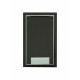 Зеркало Art&Max Sorrento, AM-Sor-600-1200-DS-F, 60 см, с LED-подсветкой, инфракрасный сенсор, датчик движения, диммер, цвет черный