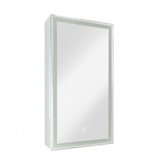 Зеркальный шкаф Art&Max Techno, AM-Tec-350-650-1D-L-DS-F/AM-Tec-350-650-1D-R-DS-F, 35 см, с подсветкой, L/R, цвет белый матовый