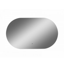 Зеркало Art&Max Torino 100 см с подсветкой, белый, AM-Tor-1000-600-DS-F
