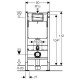Инсталляция Geberit с безободковым унитазом BelBagno Loto BB070CHR, сиденье микролифт, комплект Santehnica.ru 294191