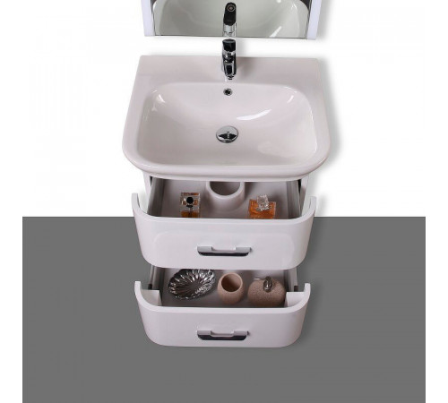 Раковина BelBagno Alpina ALP-600-CB-LVB, 60 см, фаянс, белый