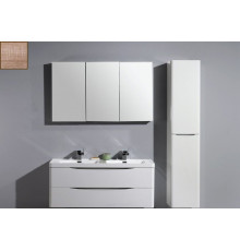Тумба под двойную раковину BelBagno ANCONA-N-1200-2C-SO-WO 120 см, подвесная, Rovere Bianco