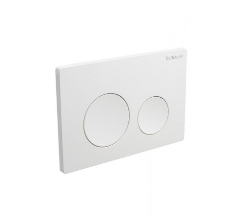Клавиша смыва BelBagno BB-03C-BL, механическая, цвет белый глянец