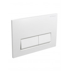 Клавиша смыва BelBagno BB-15R-BL, механическая, цвет белый глянец