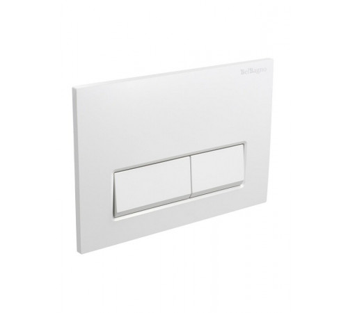 Клавиша смыва BelBagno BB-15R-BL, механическая, цвет белый глянец