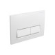 Клавиша смыва BelBagno BB-15R-BL, механическая, цвет белый глянец