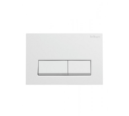 Клавиша смыва BelBagno BB-15R-BL, механическая, цвет белый глянец