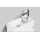 Раковина BelBagno, 40 см, искусственный мрамор, BB-400-PM-LVB