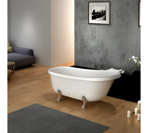 Ванна акриловая BelBagno BB04, 170 x 80 см, белая