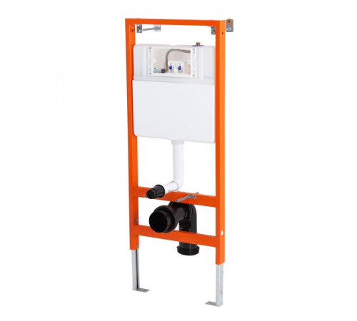 Инсталляция BelBagno для подвесного унитаза, клавиша хром, BB097SET.R.CR