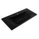 Раковина BelBagno BB1000/445-LV-ART-PR-NERO, 1000 см, искусственный камень, черный матовый