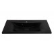 Раковина BelBagno BB1000/445-LV-ART-PR-NERO, 1000 см, искусственный камень, черный матовый